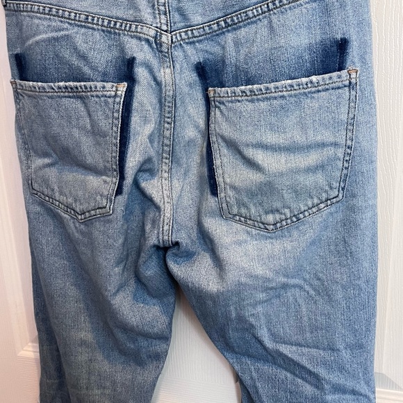 Citizens of Humanity 27” Liya High Rise Classic Fit Crop Button Fly Torn Jeans - Picture 8 of 14